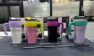 Picture of 800 ML Vacuum Cup Hot and Cold with Handle and Lid with Straw Coffee Travel Mug